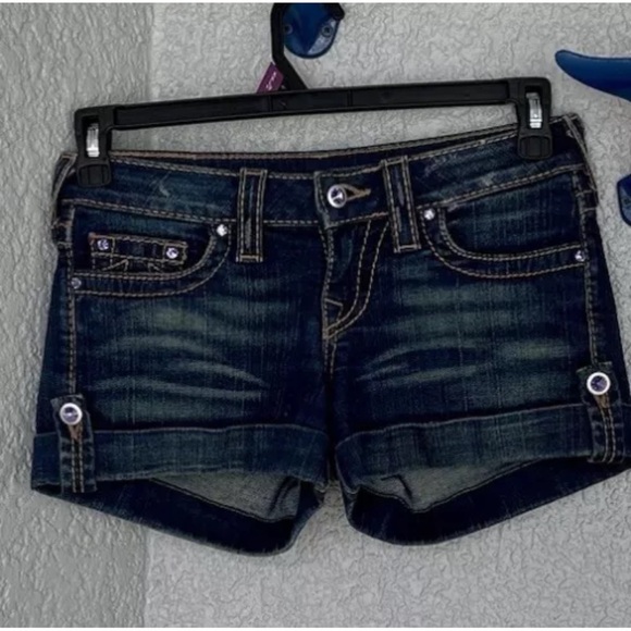 True Religion Sammy Short Light Wash Size 26 - Picture 3 of 12